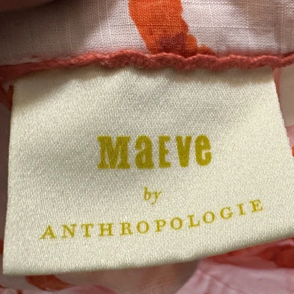 Anthropologie Whimsy Lobster Print Button Down Shirt - Picture 2 of 15